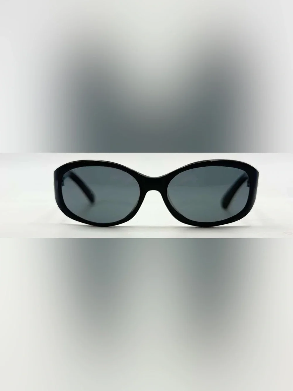 Guess Black Oval Sunglasses Frames Only